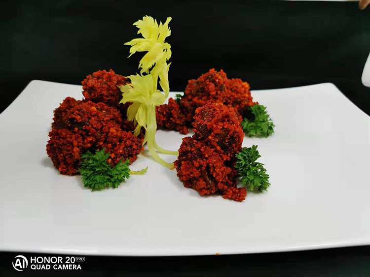 红袍牛肉粒